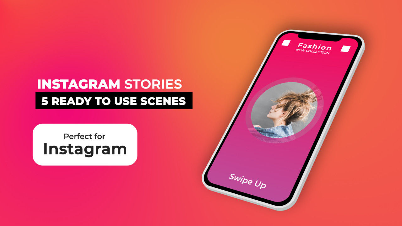 动态Instagram故事16设计素材网精选AE模板