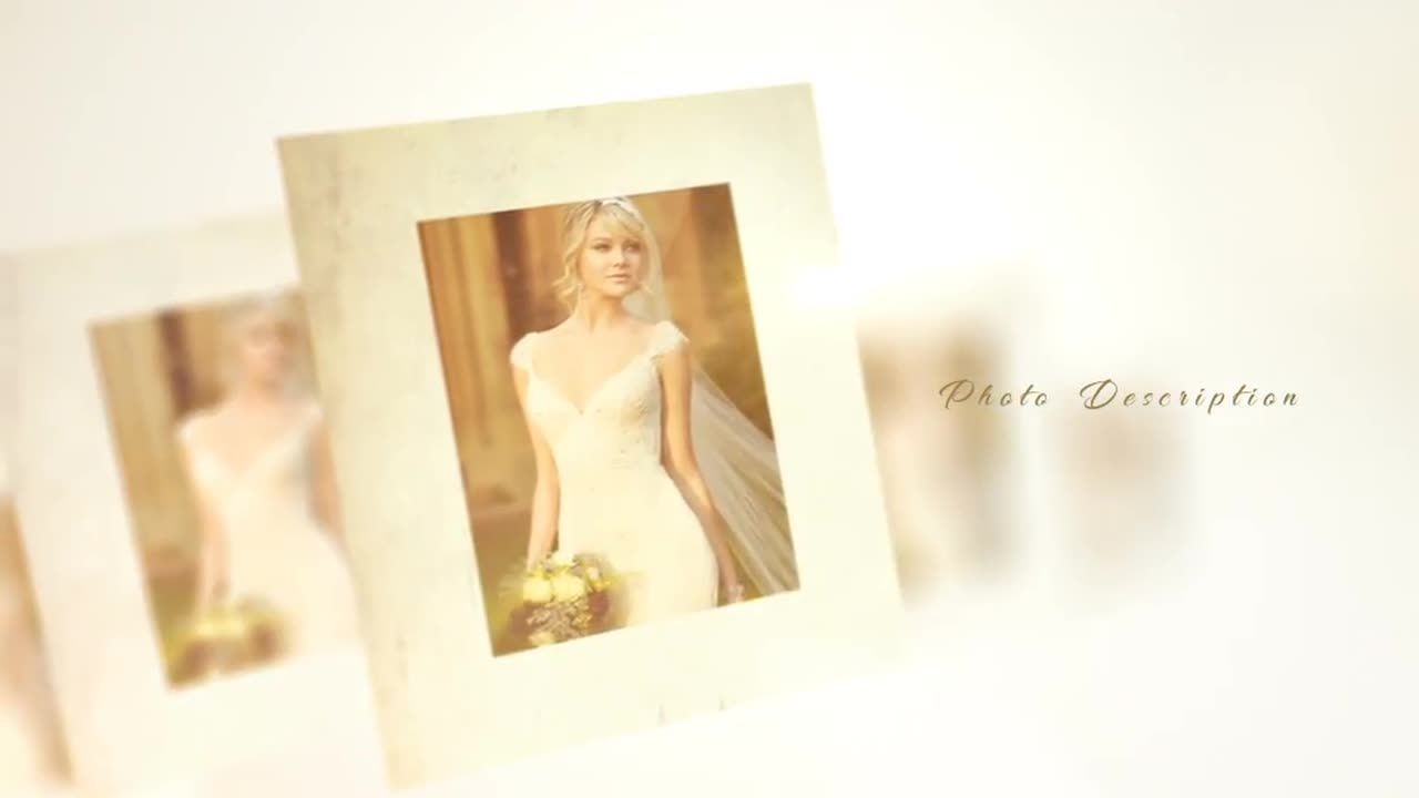 漂亮的婚礼开场动画亿图网易图库精选AE模板