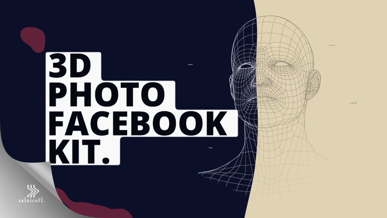 Facebook 3D图像套件亿图网易图库精选AE模板