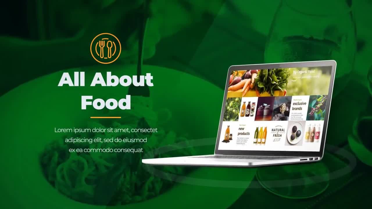 食品商店宣传16设计素材网精选AE模板