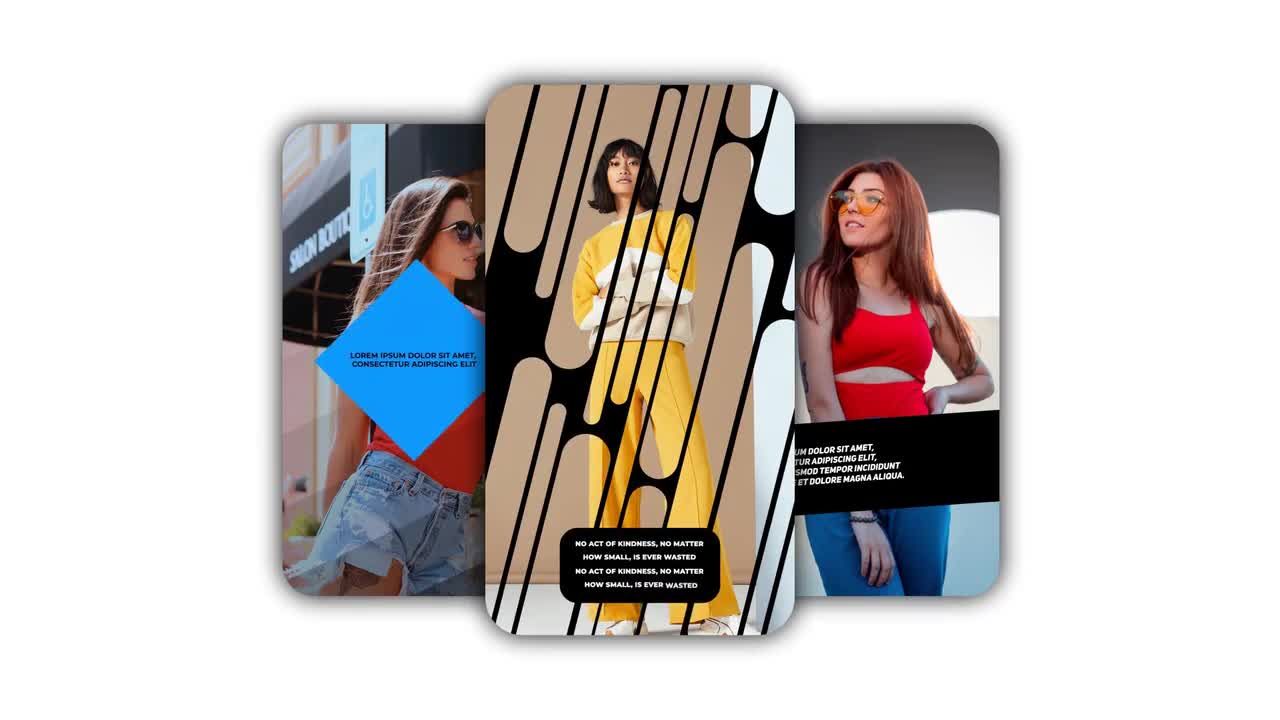 时尚活力的Instagram故事16素材精选AE模板