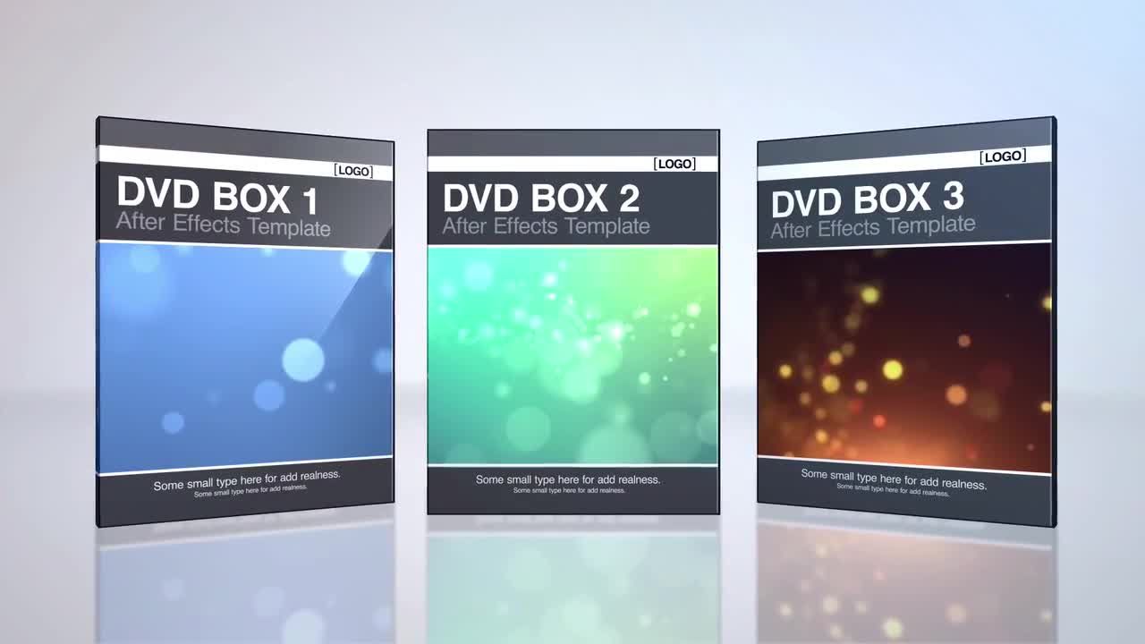 DVD盒产品介绍亿图网易图库精选AE模板