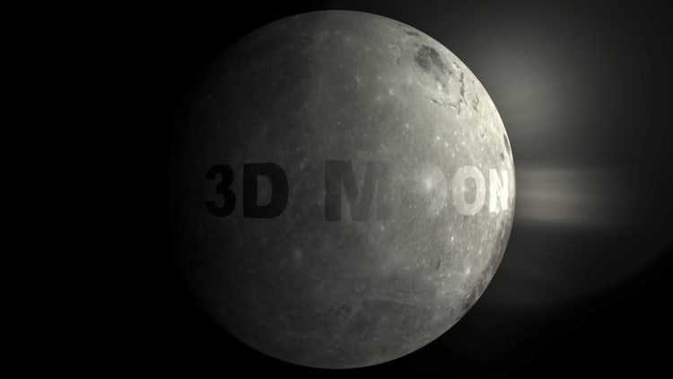 三维月球生成器亿图网易图库网精选fcpx模板