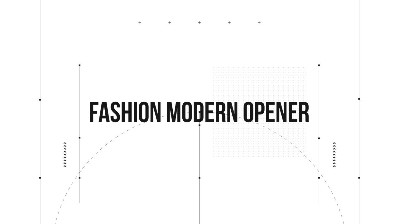 时尚现代风格动画开场16设计素材网精选pr模板