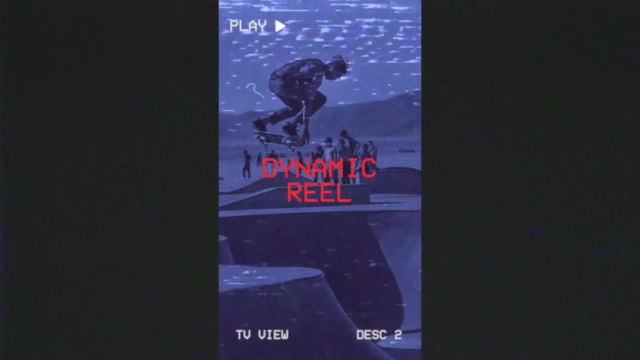 VHS故事旧电影效果动画素材天下精选PR模板