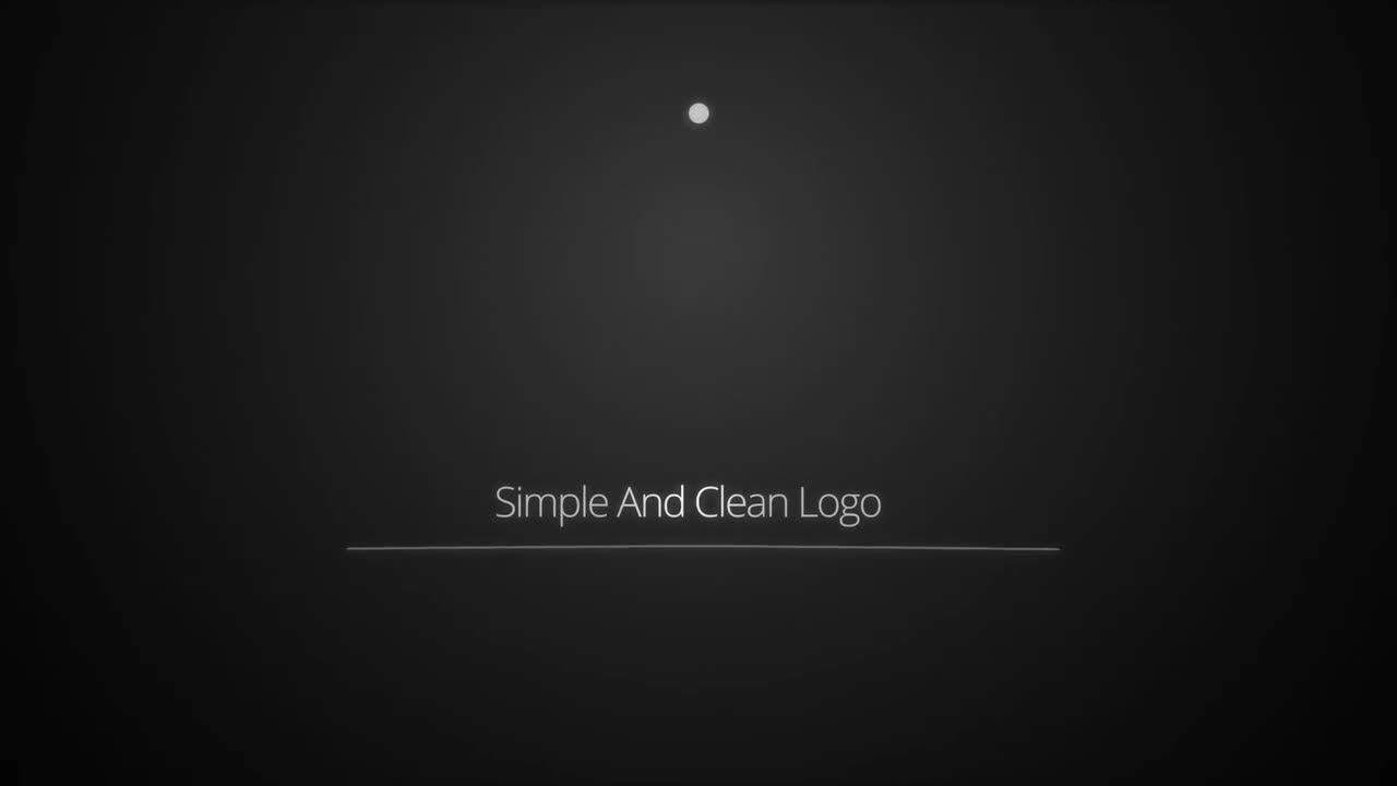 干净简洁的logo动画16设计素材网推荐PR模板