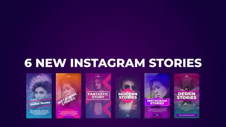 6个Instagram故事素材天下精选pr模板