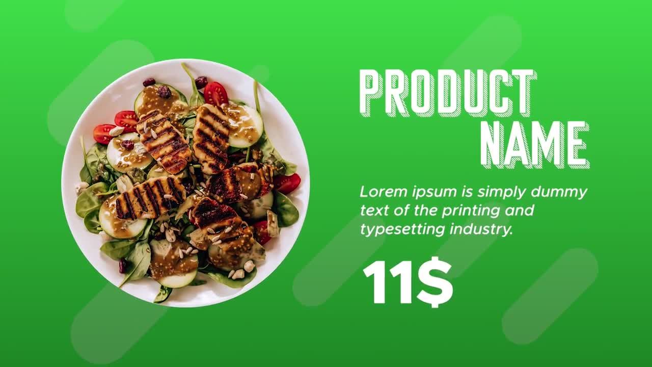 食物菜谱介绍宣传16设计素材网精选PR图文模板