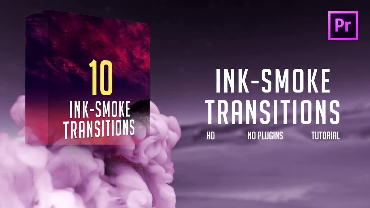 10个墨水烟雾渲染过渡效果幻灯片素材中国精选pr模板