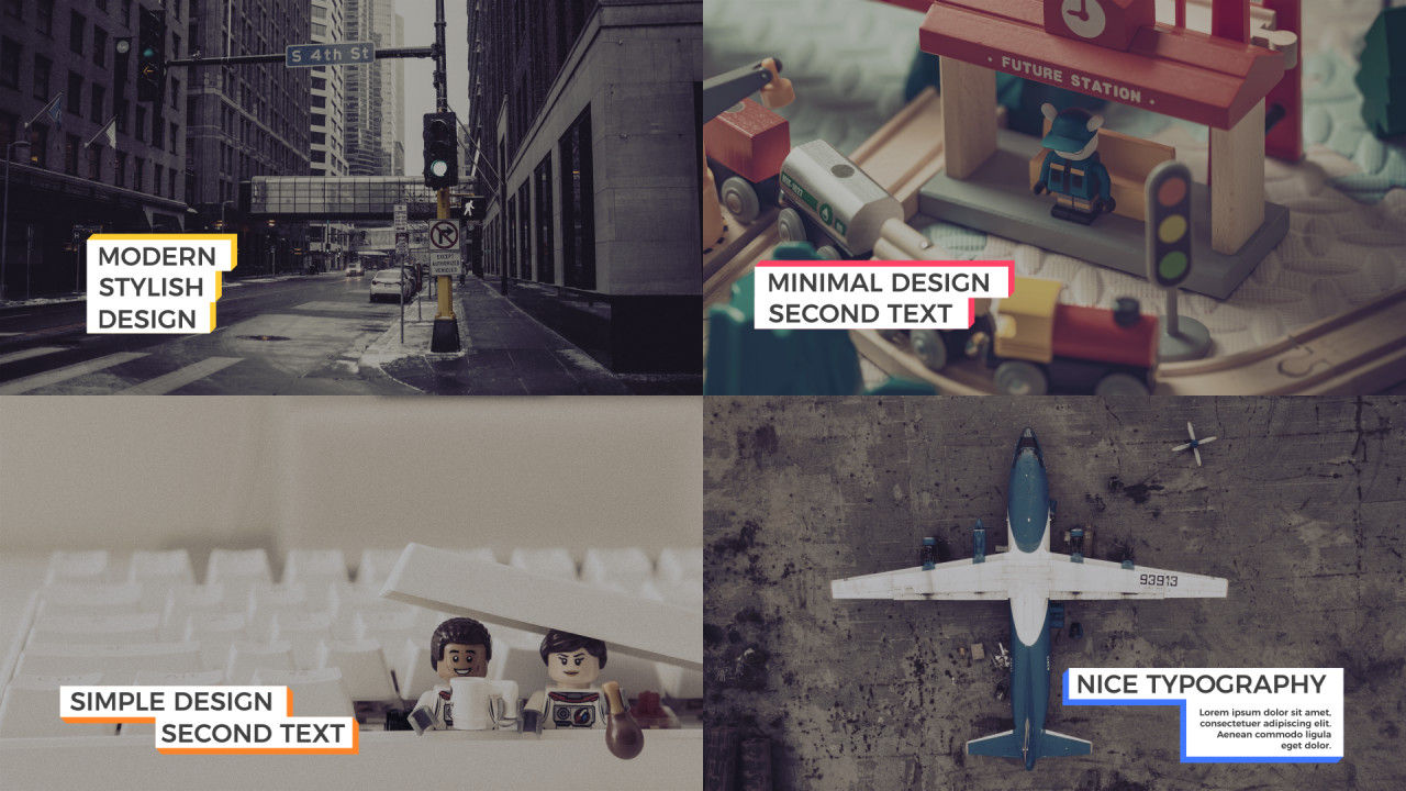 12个动态全屏华丽盒子标题动画素材中国推荐PR模板