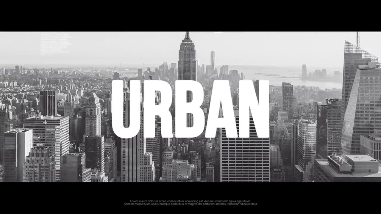 城市嘻哈元素转场过渡效果亿图网易图库精选PR模板