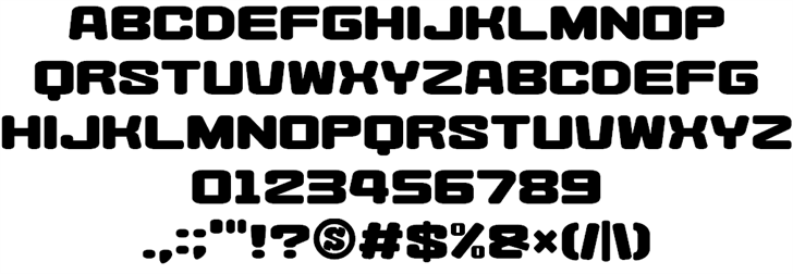 Heysei Synthesizer font插图1