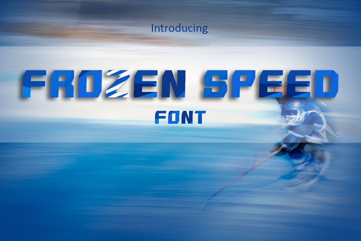 Frozen Speed FontOther Font插图