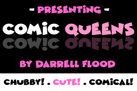 Comic Queens font插图
