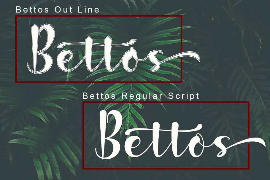 Bettos Font Duo插图1