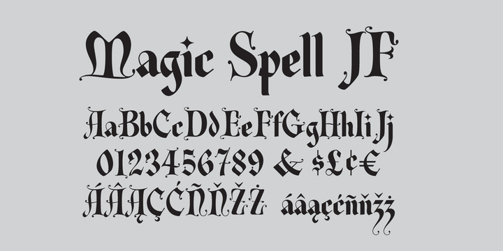 Magic Spell JF Font插图