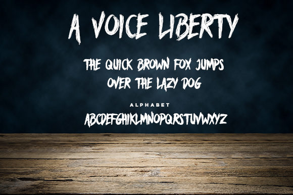 A Voice Liberty Font插图1