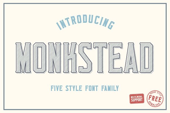 Monkstead Font插图