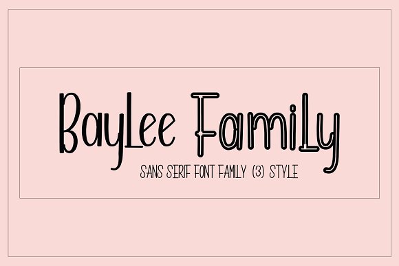 Baylee Font Family插图