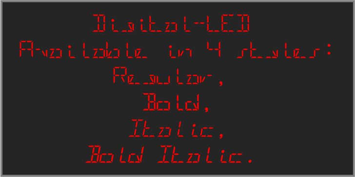 Digital-LED-Demo font插图