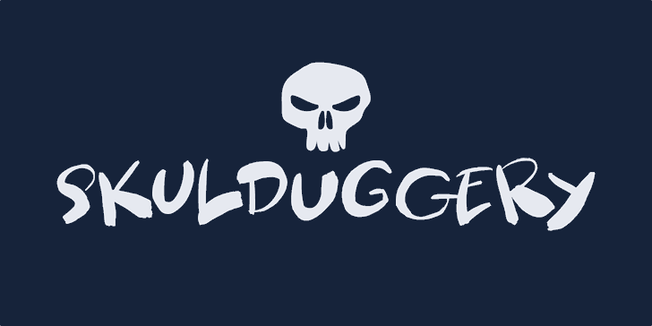 Skulduggery DEMO font插图