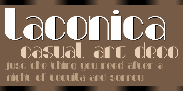 Laconica font插图1