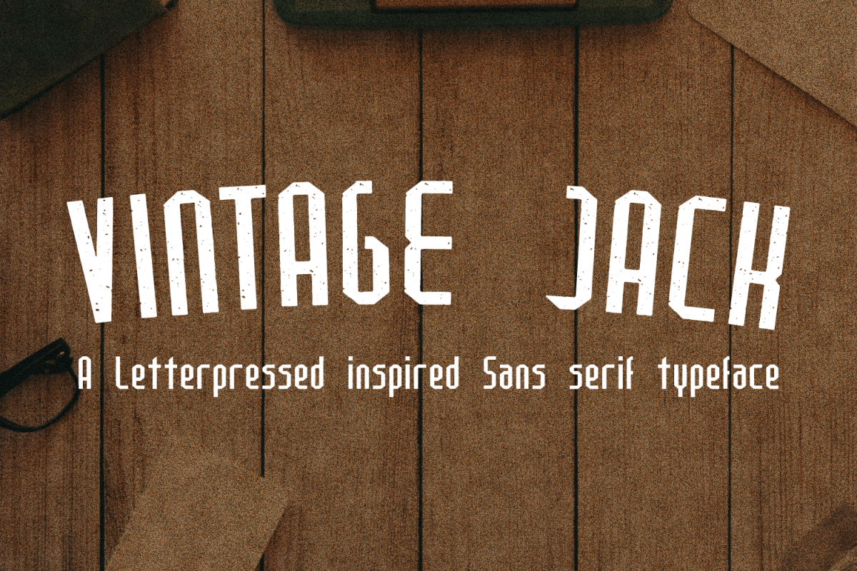 Vintage Jack Regular Font插图