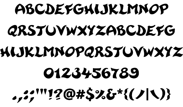 Rayman 2 font插图1