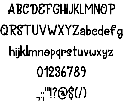 Brochette DEMO font插图1