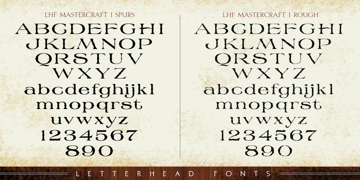 LHF Mastercraft Font Family插图1