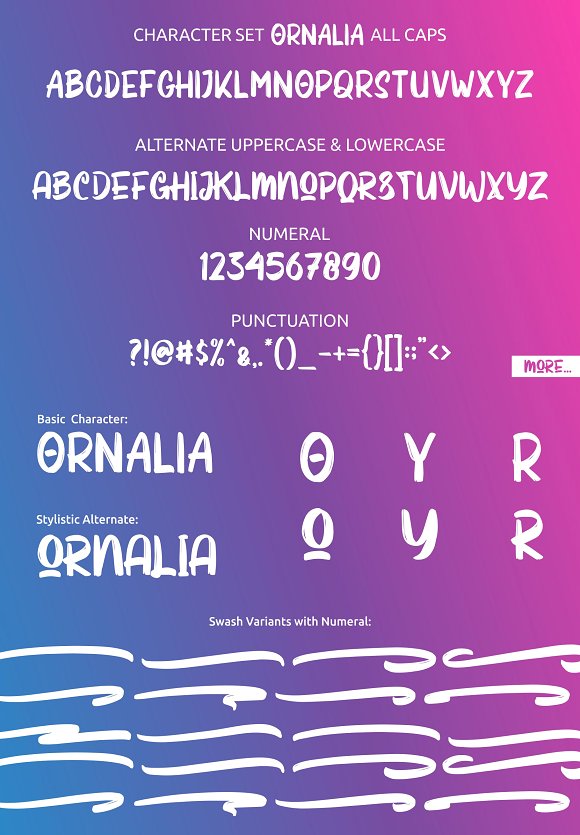 Ornalia Display Font插图2