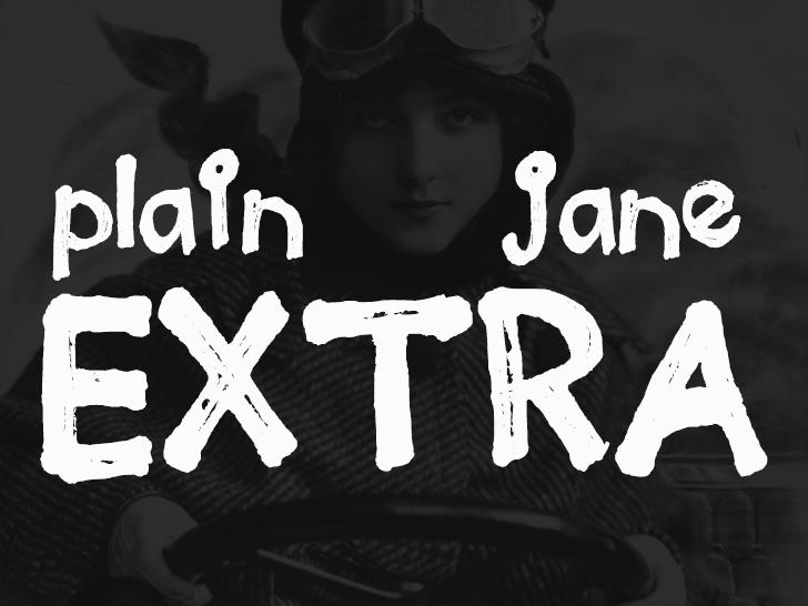 Plain Jane Extra font插图1