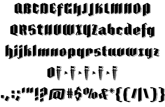 Farisea Dark font插图4