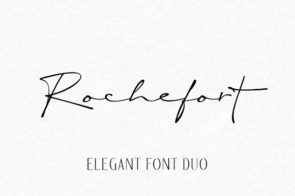 Rochefort | Luxury Font DUO插图