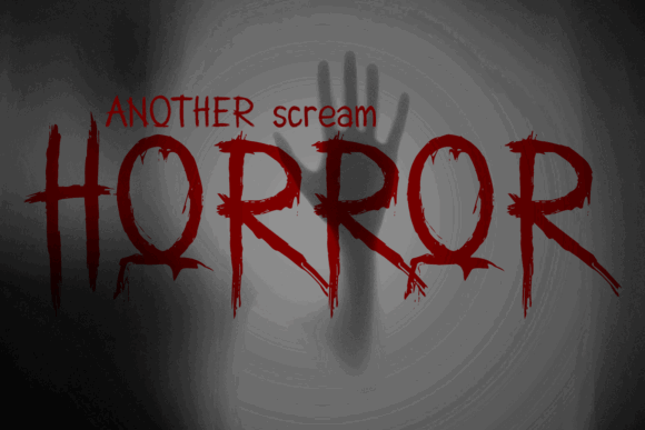 AnotherScream font插图2