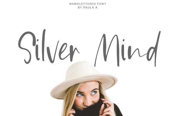 Silver Mind | Handlettered Font插图