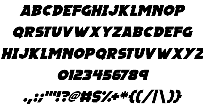 Megalopolis X font插图2