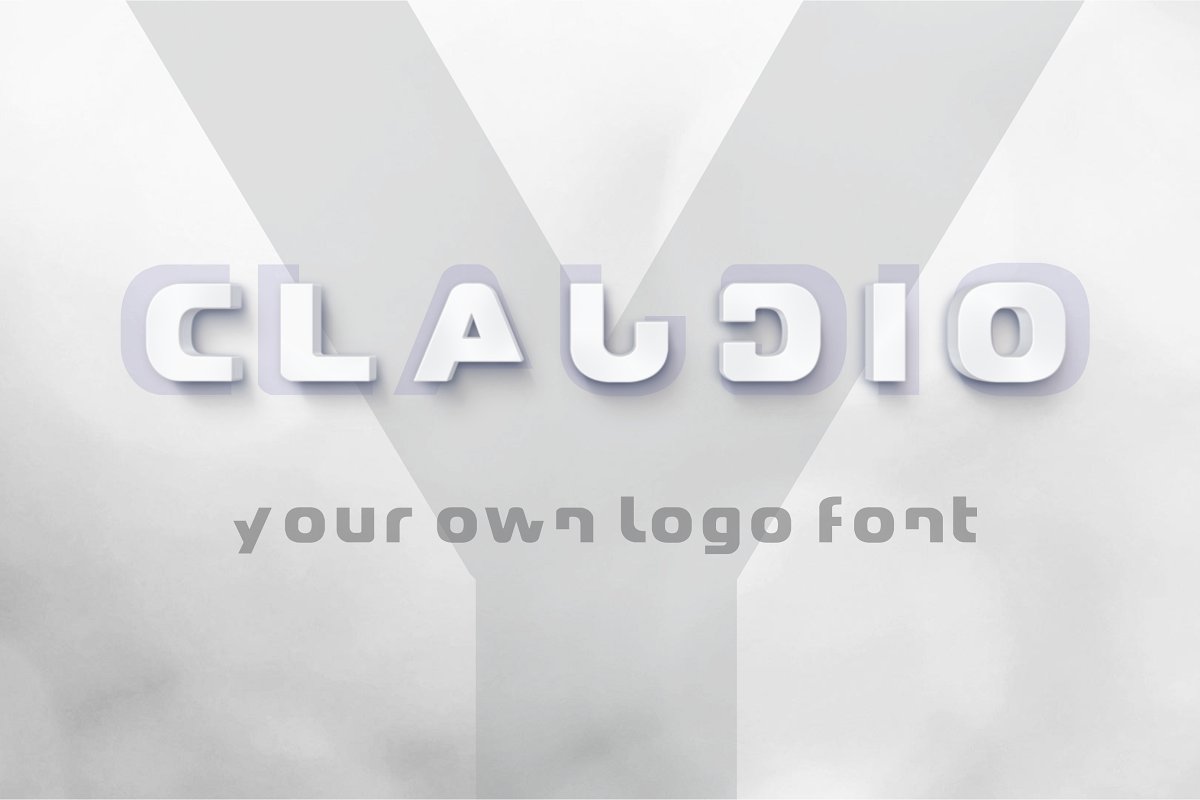 Claudio – Logo design font插图