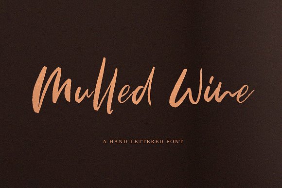 Mulled Wine Font插图