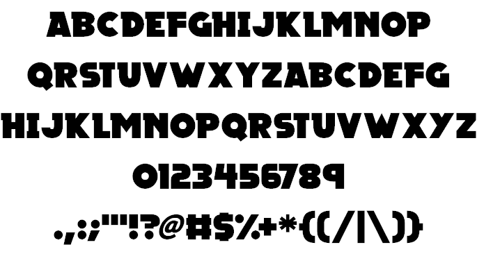 Megalopolis X font插图1