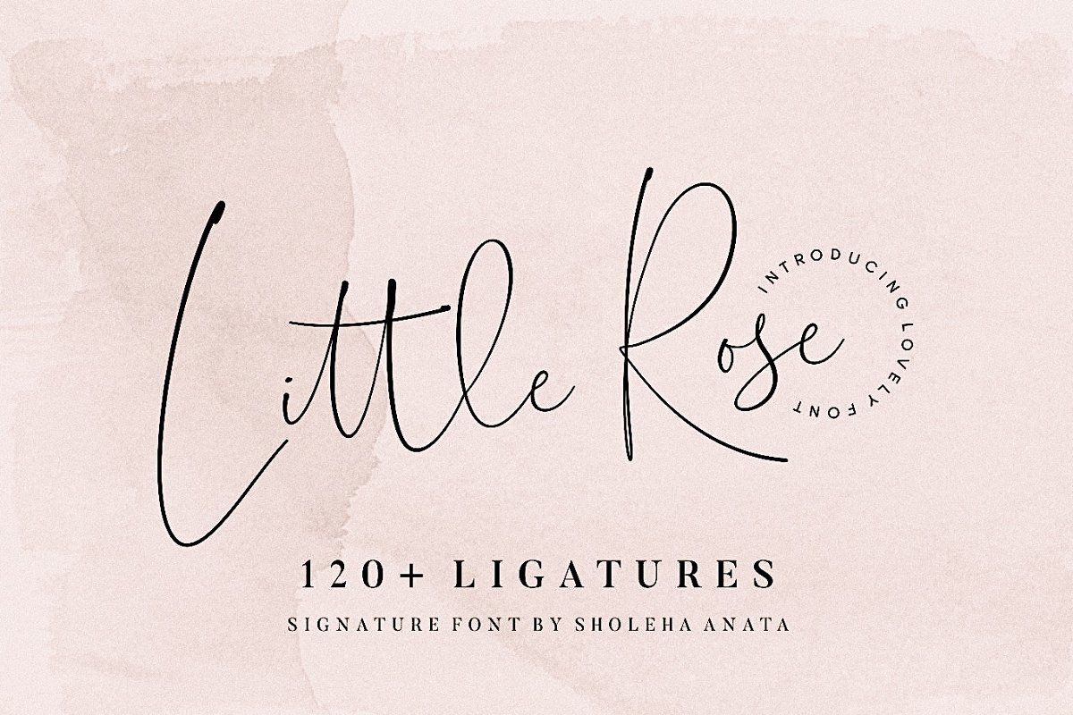 Little Rose Font插图