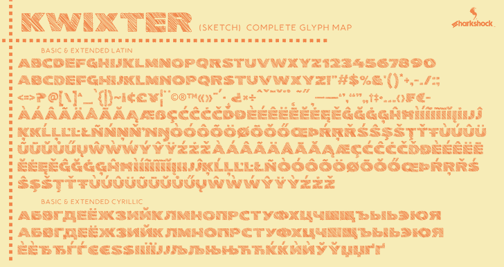 Kwixter Sketch font插图3