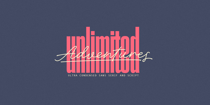 Adventures Unlimited Font Family插图1
