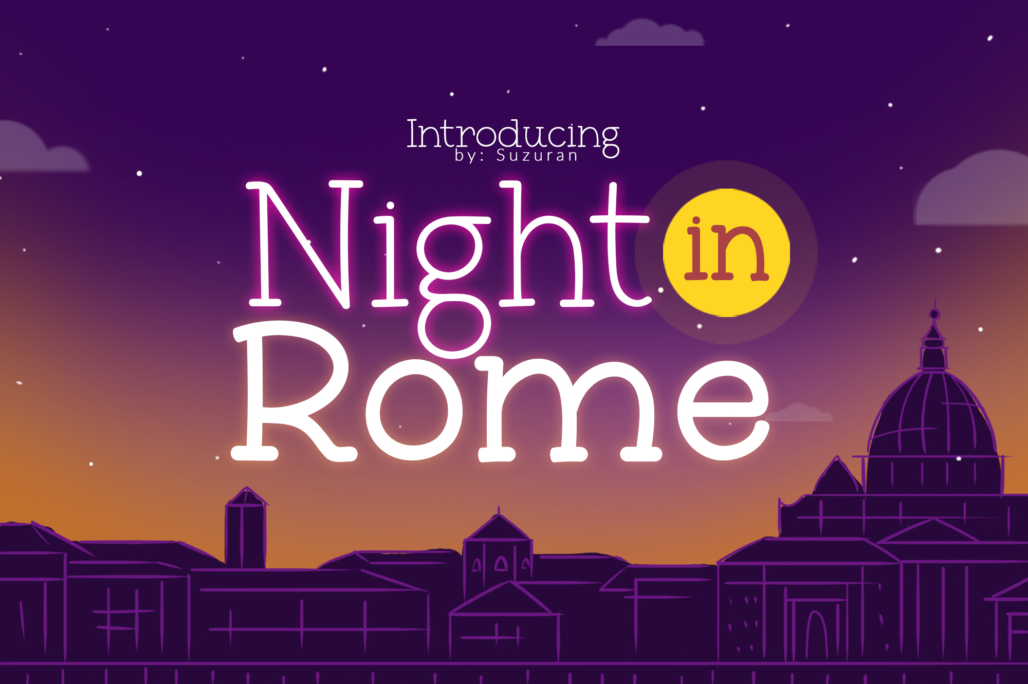 Night in RomeOther Font插图