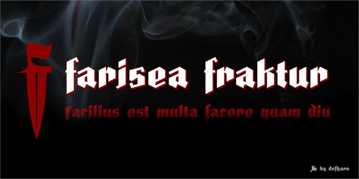 Farisea Dark font插图2