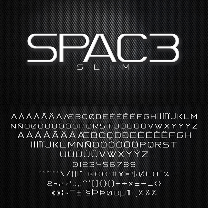 Spac3  font插图1