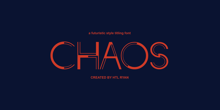 Chaos Font插图