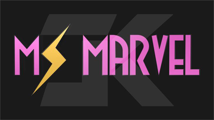 Miss Marvel font插图