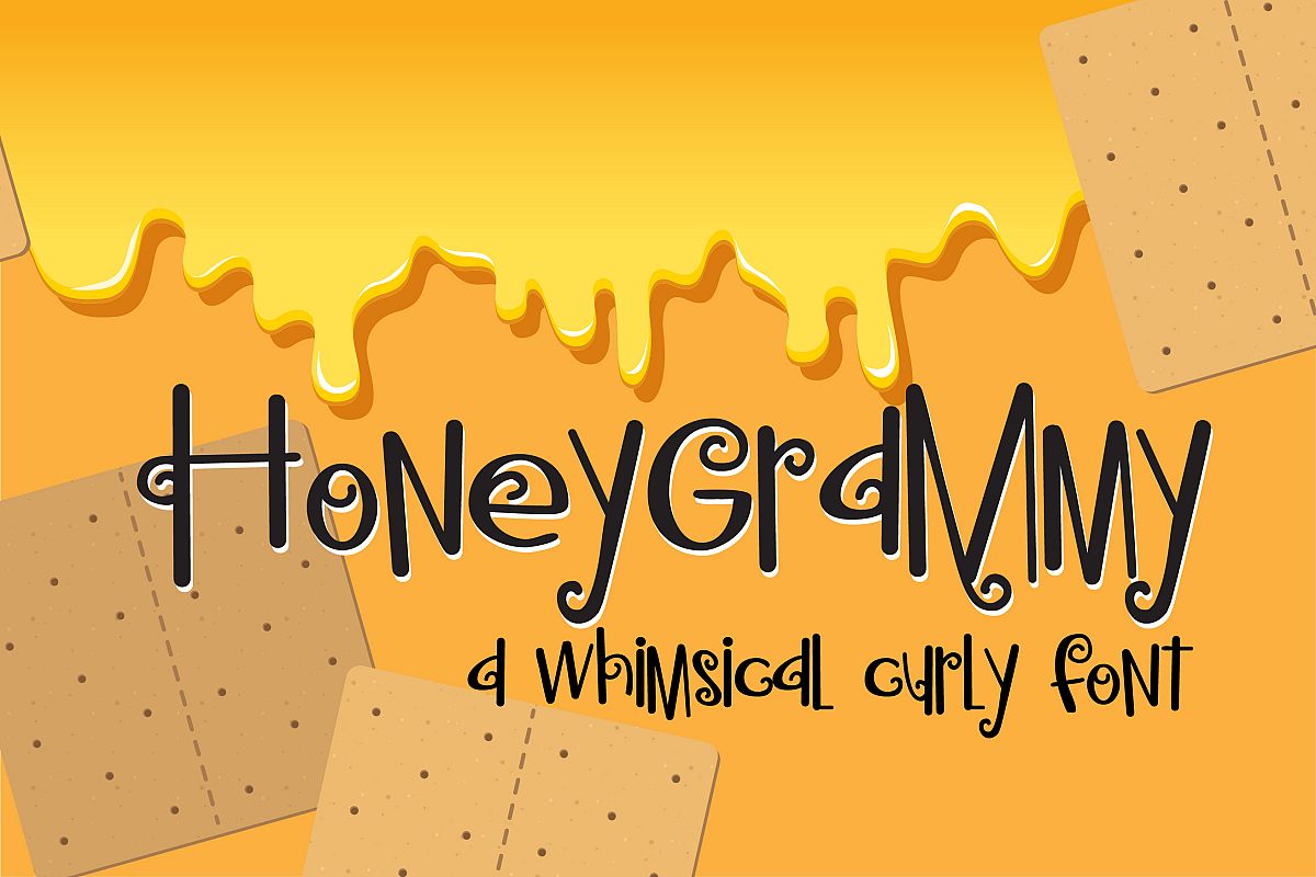 PN Honeygrammy Regular Font插图