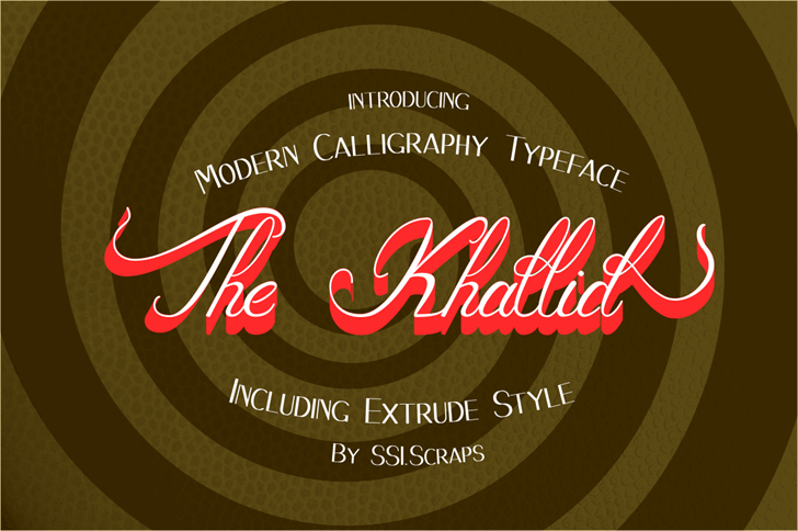The_Khallid font插图